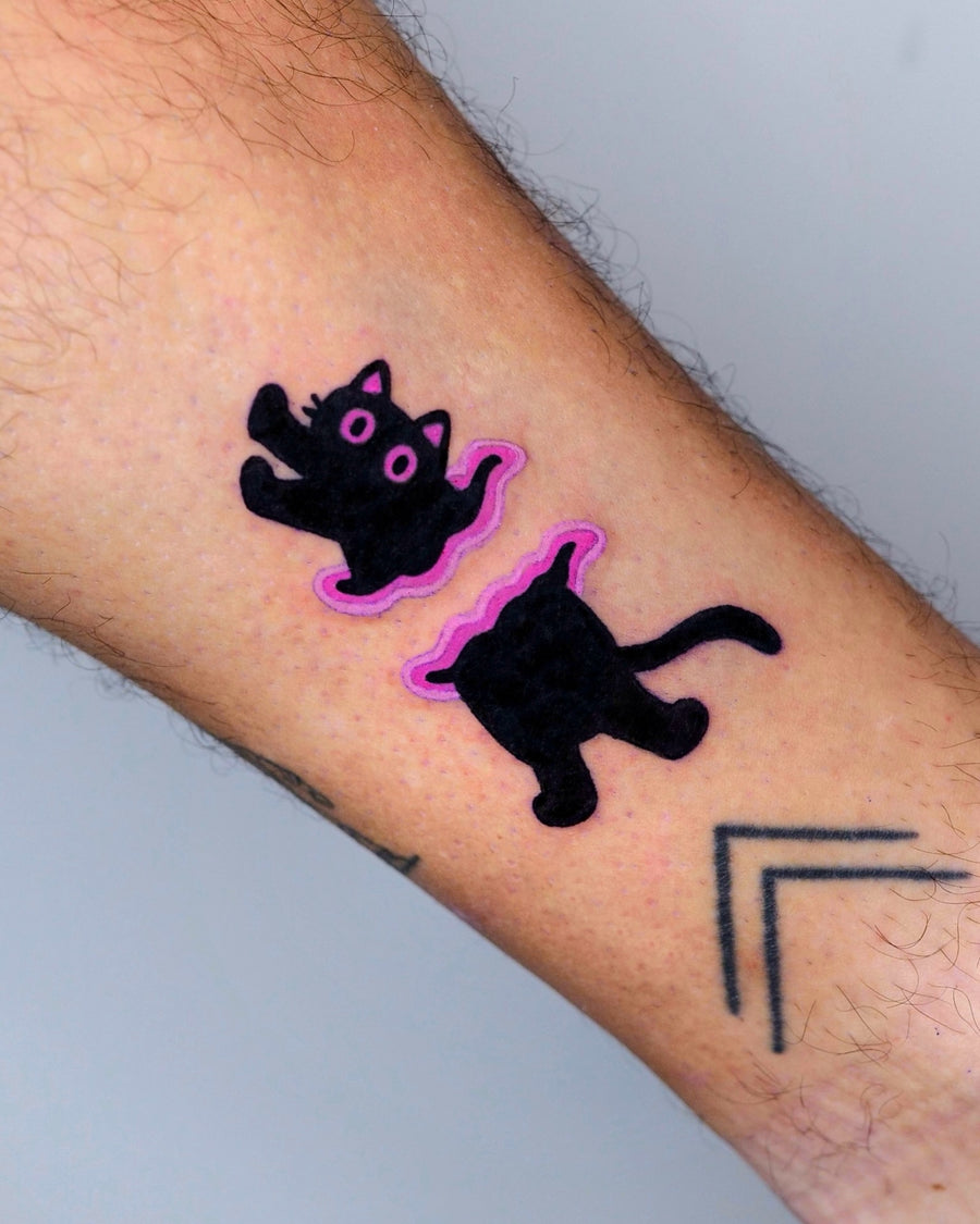 Pink Mayo — color tattoo