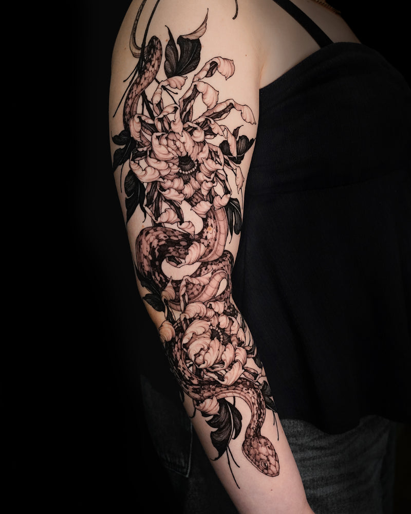 Adam — Blackwork, Botanical