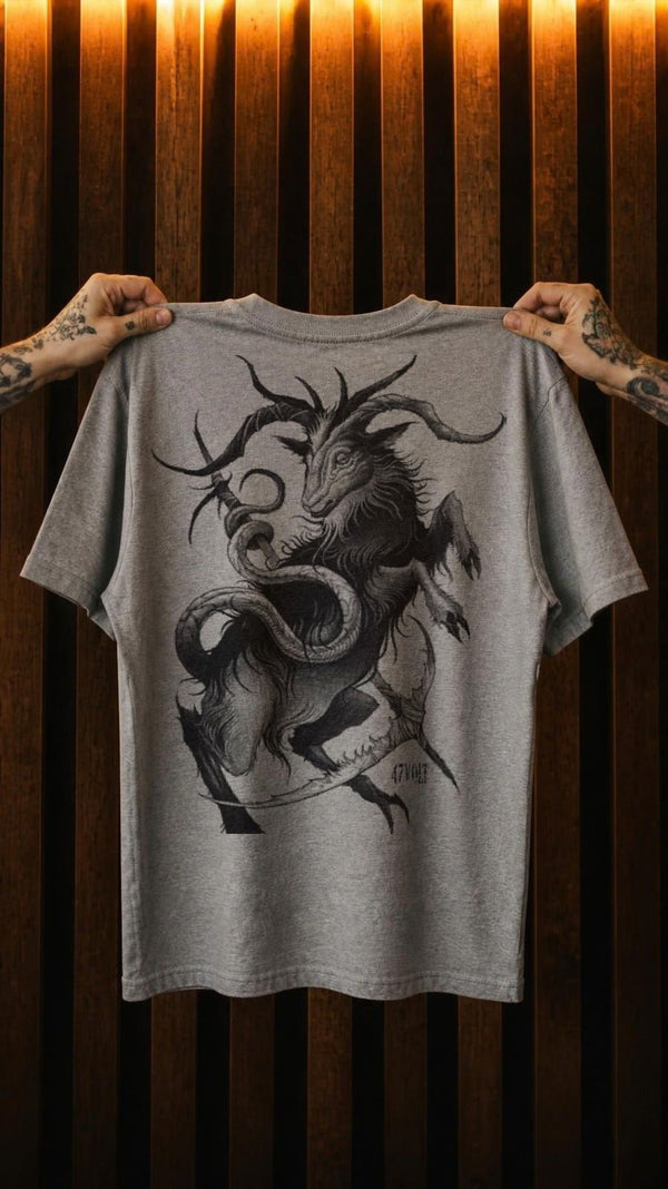 47VOLT Goat Tee — Head Artist Design