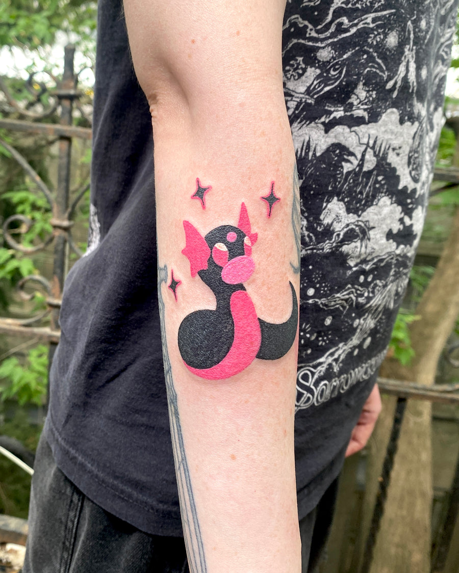 Pink Mayo — color tattoo