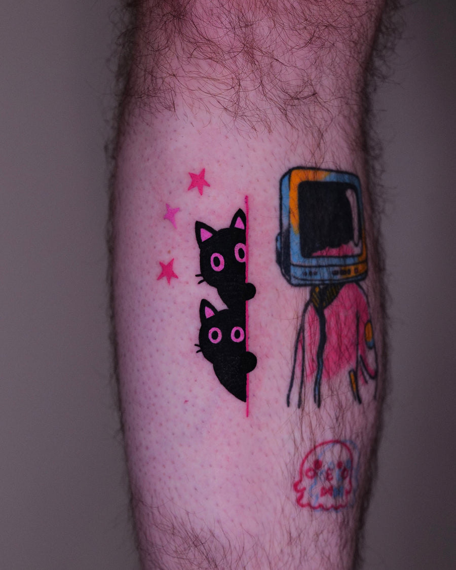 Pink Mayo — color tattoo