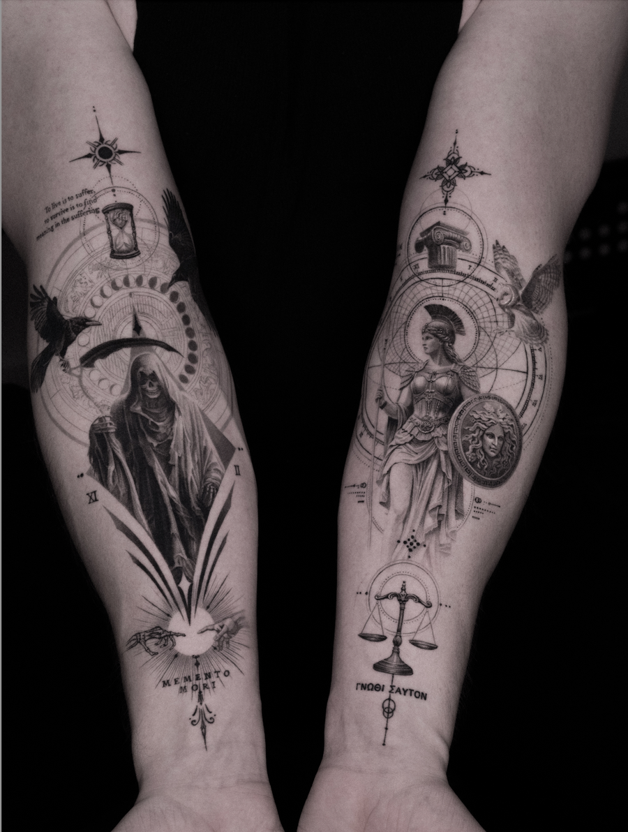 Migo — religious tattoo