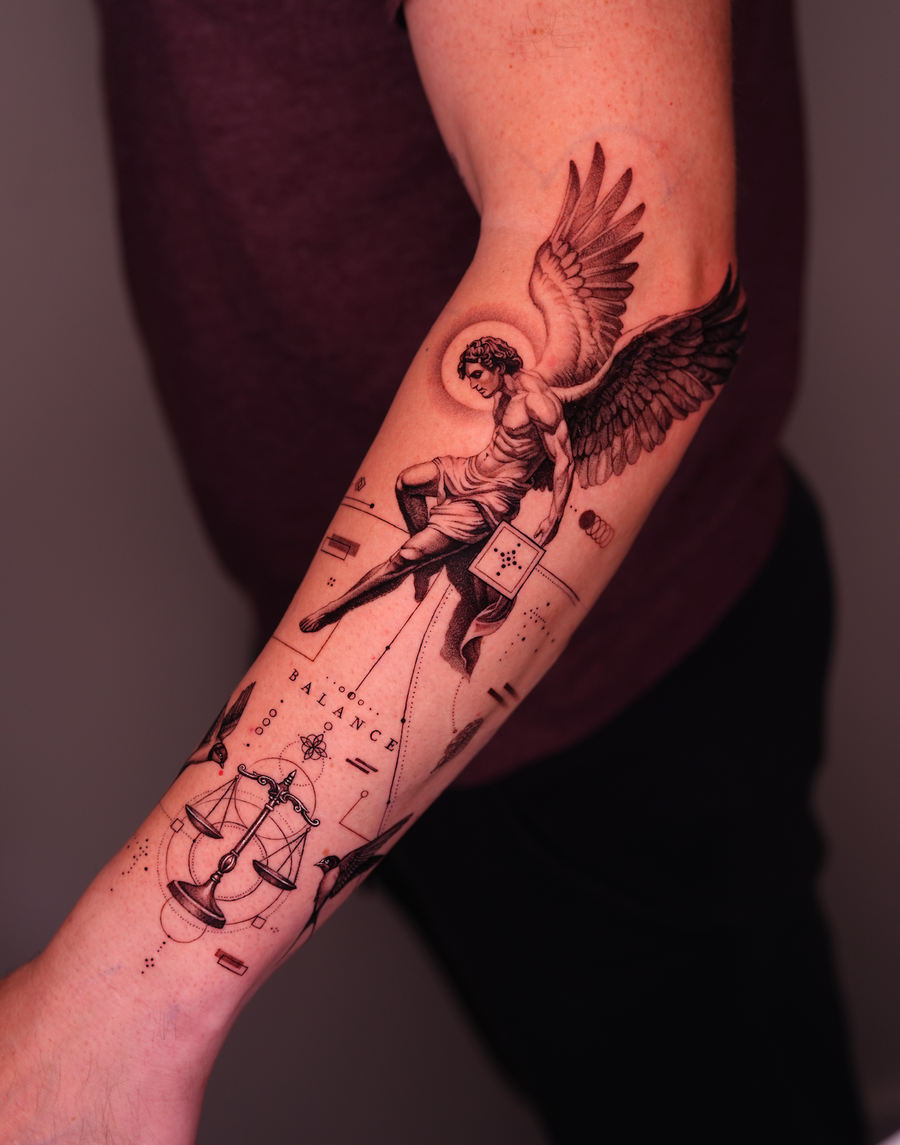 Migo — religious tattoo