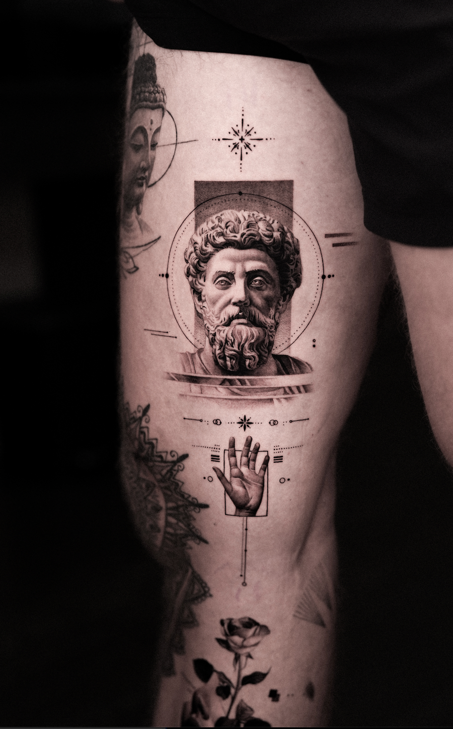 Migo — religious tattoo